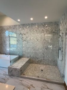 zigzag bathroom wall tile