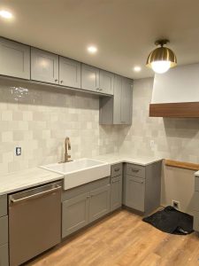 custom kitchen backsplash installation