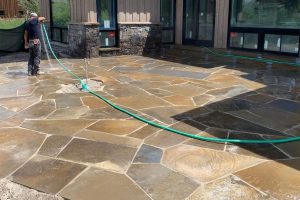custom outdoor patio masonry
